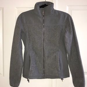 NWOT Aeropostale Grey Fleece Windproof Jacket